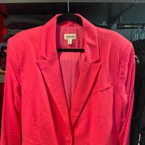 Open Edit oversized linen blazer size XL. Worn once!